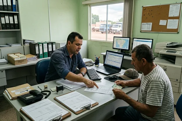 Despachante auxiliando cadastramento na ANTT em Balsas.